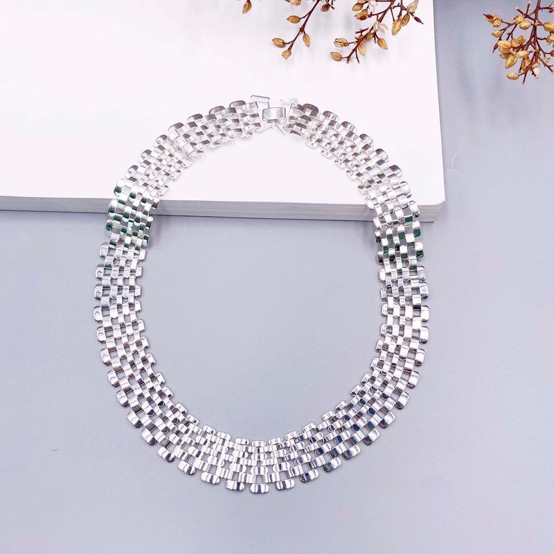 Chokers LOVOACC Dainty Hollow Belted Chunky Chain Necklace Silver Color Linked Wide Choker Necklaces For Women Cool Minimalist Jewelry
Chokers LOVOACC Dainty Hollow Belted Chunky Chain Necklace Silver Color Linked Wide Choker Necklaces For Women Cool Minimalist Jewelry