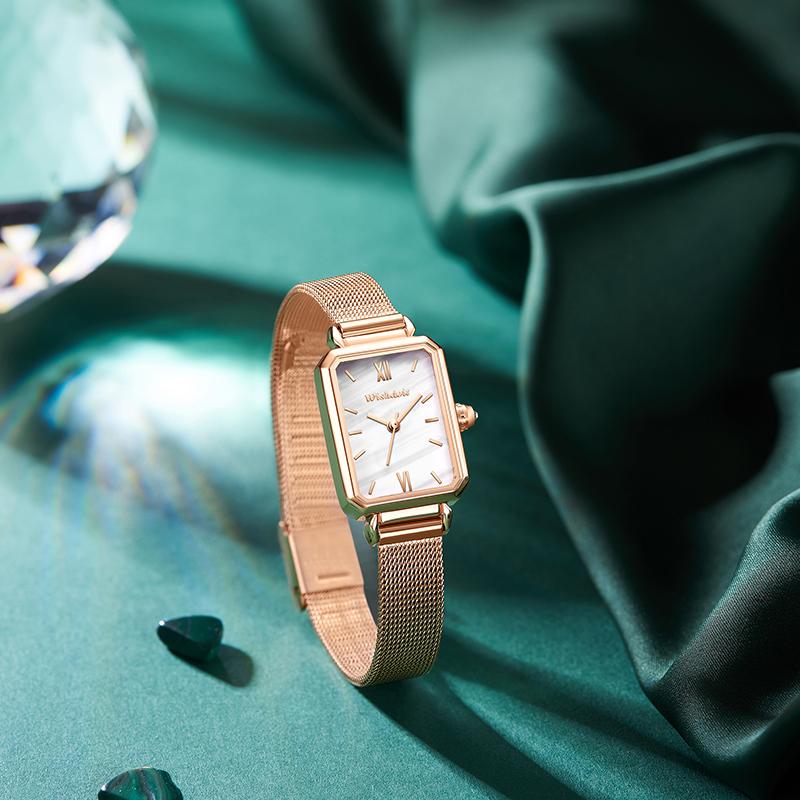Wristwatches WISHDOIT Brand Ladies Watches Elegant Waterproof Quartz Small Dial Wrist Rectangle Watch Girl, White
Wristwatches WISHDOIT Brand Ladies Watches Elegant Waterproof Quartz Small Dial Wrist Rectangle Watch Girl, White