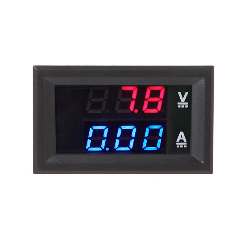 1 Pc Dc 0-100V/50A Red Digital Voltaire Amperemeter Led Dual Display Voltage Current Indicator Monitor Detector