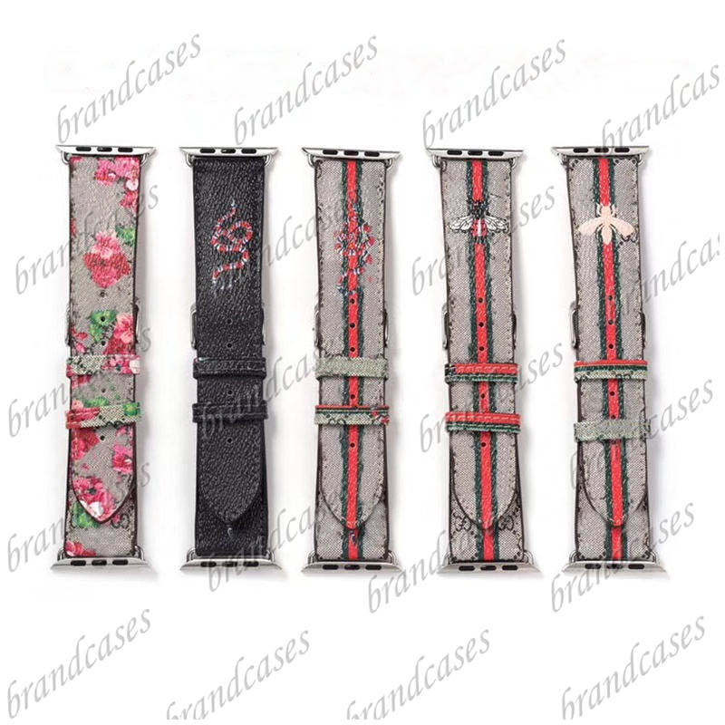 Designer Straps Smart Bands For Apple Watch band iwatch Series 2 3 4 5 6 SE Leather Wristband 38 40 42 44mm
Designer Straps Smart Bands For Apple Watch band iwatch Series 2 3 4 5 6 SE Leather Wristband 38 40 42 44mm