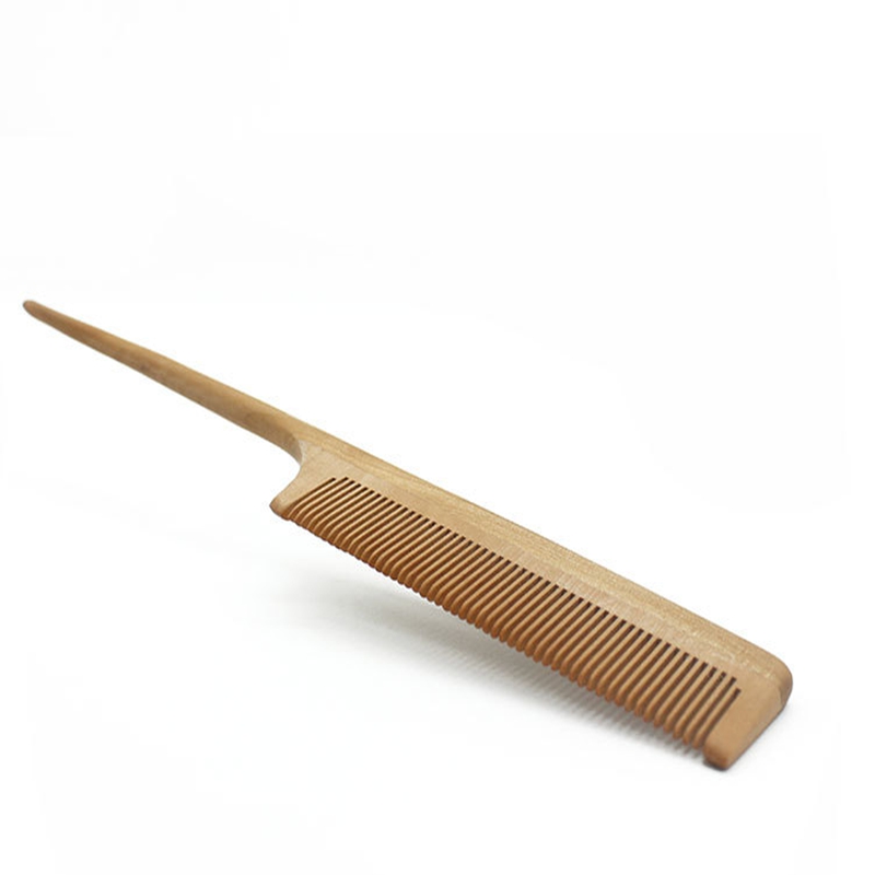 protable 22cm Longth Wooden Combs Hair brushes Wood tail comb