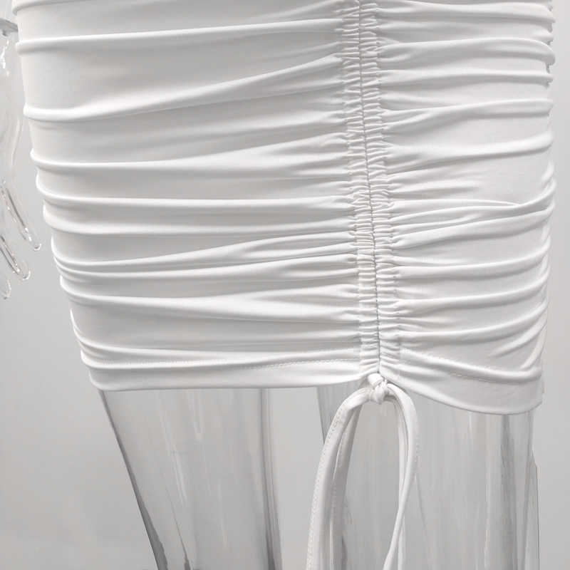 Criss Cross Mini Dress: Sexy Tie-Up Halter Neck, Hollow Out, Solid Bodycon Clubwear B4