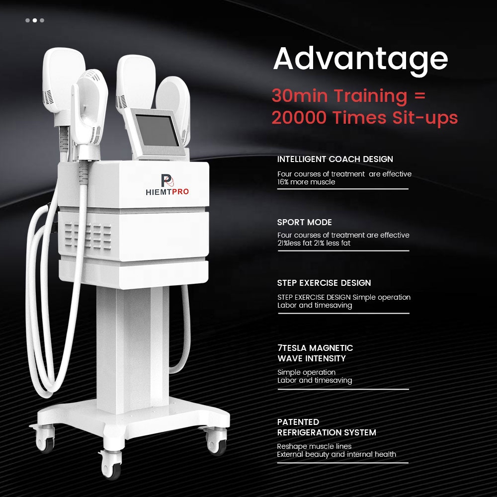 Portable Slimming Machine HI EMT PRO High Frequency 4 Handles TESLA Body SLIM Weight Loss EMS Electromagnetic Building Muscle Sculpt Fat Burning BeautyEquipment
Portable Slimming Machine HI EMT PRO High Frequency 4 Handles TESLA Body SLIM Weight Loss EMS Electromagnetic Building Muscle Sculpt Fat Burning BeautyEquipment