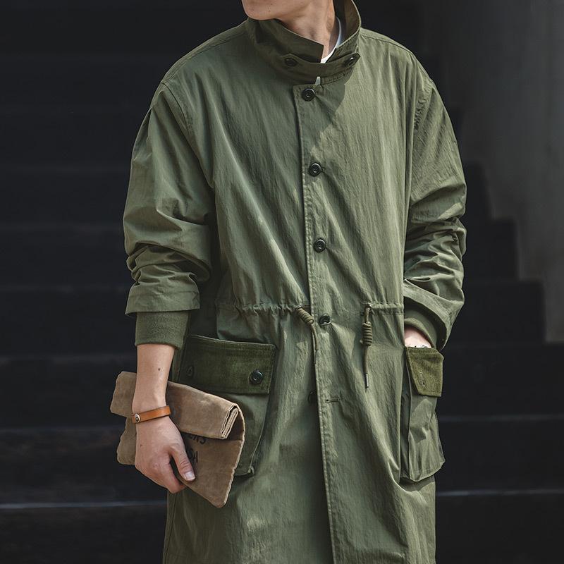 Men' Trench Coats Coat Men American Retro World War II Swedish M59 Commuter Long Autumn And Winter Army Green Patchwork Jacket, Armygreen
Men' Trench Coats Coat Men American Retro World War II Swedish M59 Commuter Long Autumn And Winter Army Green Patchwork Jacket, Armygreen