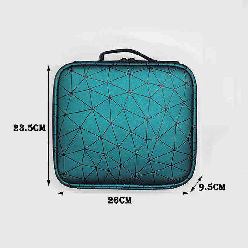 Case Female Brand Profession Makeup Fashion Beautician Cosmetics Organizer Storage Box Nail Tool Suitcase For Women Make Up Bag 202211