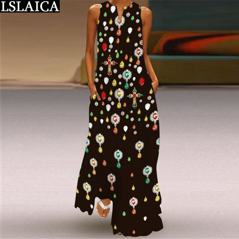 Drop Party Dress V Neck Plus Size Elegant Casual Summer Woman A Line High Street Fashion Holiday Ladies 210515