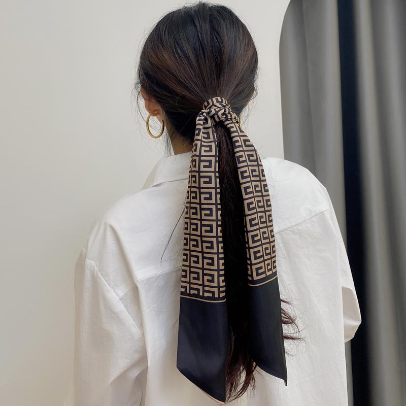 Scarves &Dolphin Women Spring French Silk Feeling Scarf Long Chiffon 115x9cm Geometry Printed Chocolate Bag Ribbon Headbands Retro, Blue;gray
Scarves &Dolphin Women Spring French Silk Feeling Scarf Long Chiffon 115x9cm Geometry Printed Chocolate Bag Ribbon Headbands Retro, Blue;gray