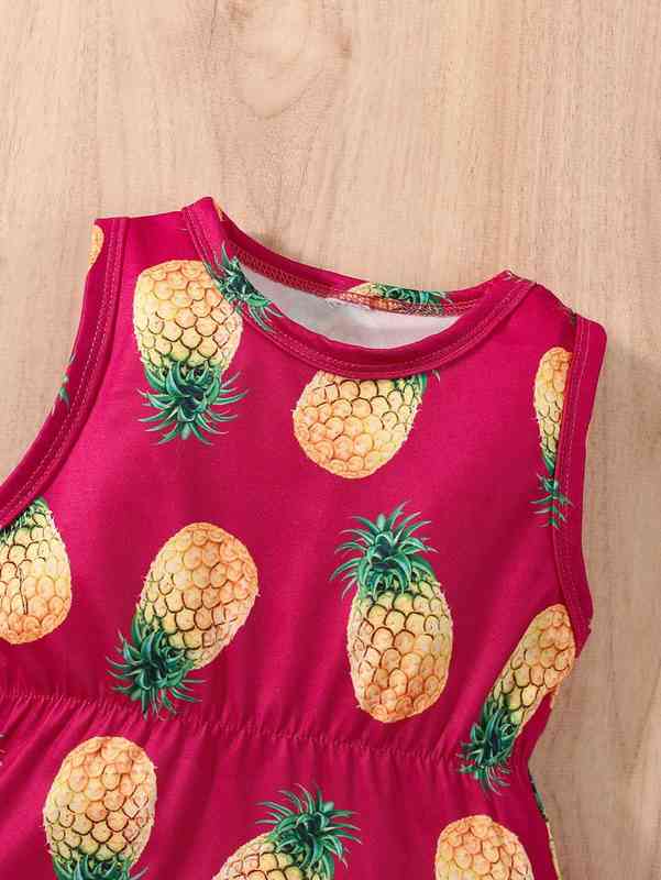 Baby Pineapple Print Bodysuit & Headband SHE