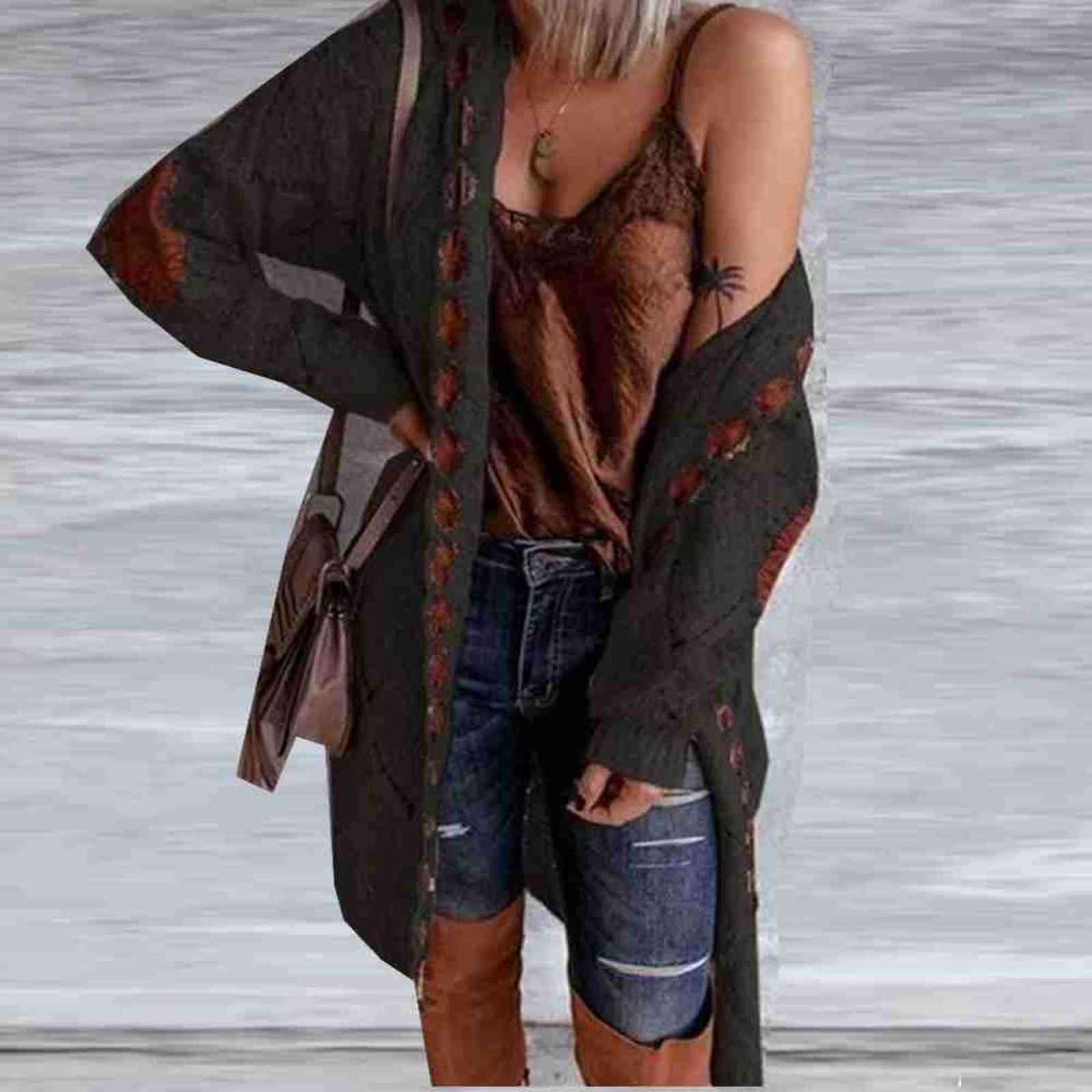 Sweater Women Vintage Elegant Long Cardigan Hooded Ladies Knitted Thick Sexy Cute Girl Korean Japan Harajuku Maxi Streetwear 211117