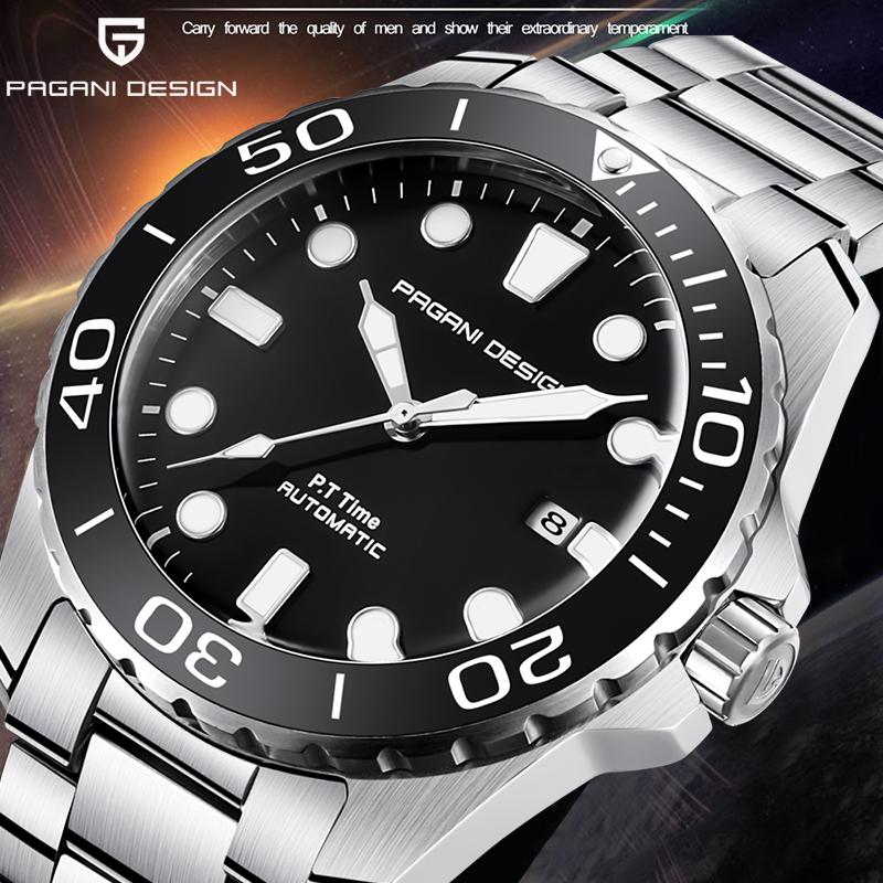 Wristwatches Men's Watches PAGANI DESIGN Top Luxury Business Watch Men Steel Waterproof Automatic Mechanical Relogio Masculino, Slivery;brown
Wristwatches Men's Watches PAGANI DESIGN Top Luxury Business Watch Men Steel Waterproof Automatic Mechanical Relogio Masculino, Slivery;brown