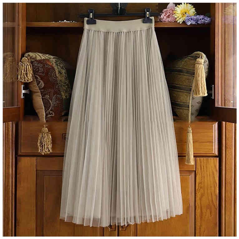 Matching Sets Fashion Clothing Plus Size Notched Full Blazer Jacket + Slim High Waist Pleated Mesh Skirts Elegant Casual Retro 210429
