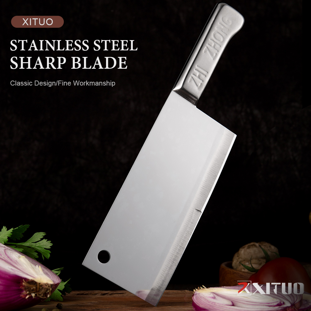 Stainless Steel Kitchen Knives Sharp Chopping Cut Meat Fish Chef Cooking knife Kitchen Tools
Stainless Steel Kitchen Knives Sharp Chopping Cut Meat Fish Chef Cooking knife Kitchen Tools