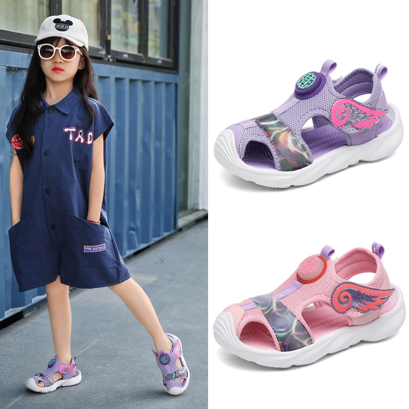 summer girls sandals fashion sandalias childrens shoes non-slip soft bottom kids sandal, Black;red
summer girls sandals fashion sandalias childrens shoes non-slip soft bottom kids sandal, Black;red