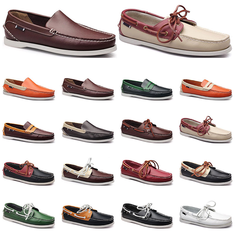 Womens sneakers Sailing shoe mens casual leather shoes black white red green orange brown outdoor trainers size 38-45 twenty five, 10
Womens sneakers Sailing shoe mens casual leather shoes black white red green orange brown outdoor trainers size 38-45 twenty five, 10