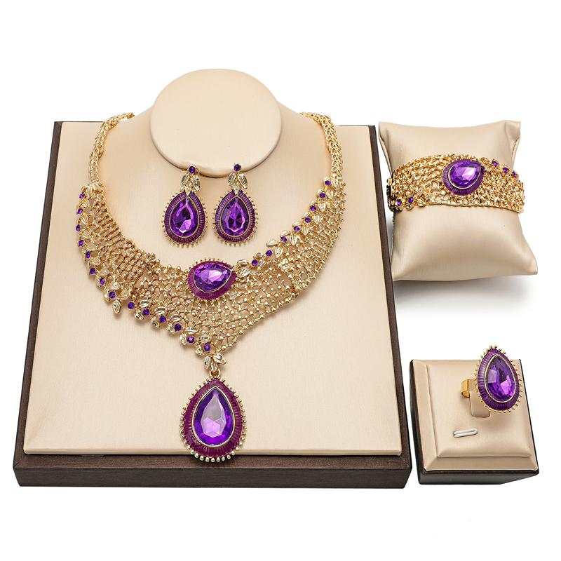 Earrings & Necklace Fashion African Women Costume Jewelry Sets Nigerian Wedding Set Brand 2021 Dubai Gold Design Wholesale, Silver
Earrings & Necklace Fashion African Women Costume Jewelry Sets Nigerian Wedding Set Brand 2021 Dubai Gold Design Wholesale, Silver
