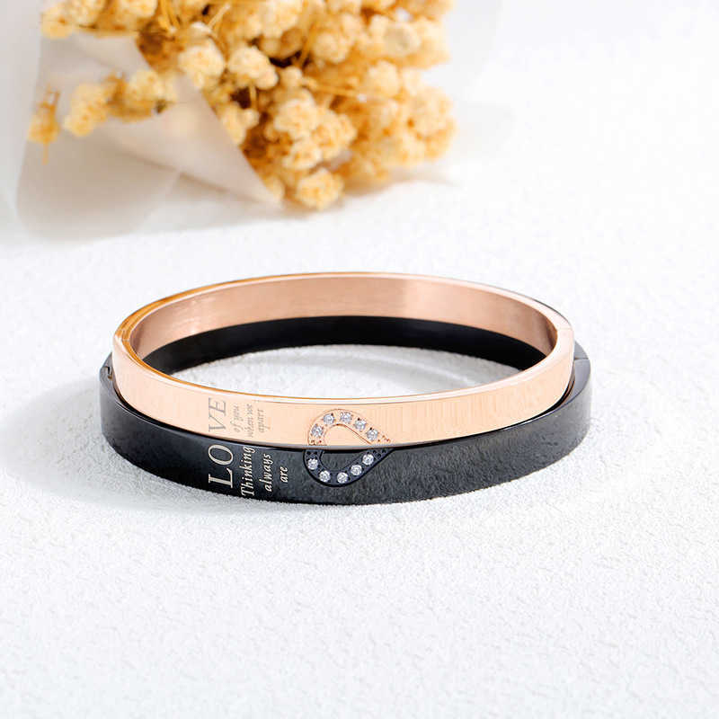 2022 new Fashion Heart Bracelet Online Celebrity Personality Creative Couple Bracelet, Black
2022 new Fashion Heart Bracelet Online Celebrity Personality Creative Couple Bracelet, Black