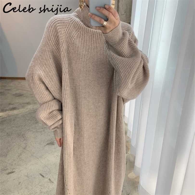 Retro Turtleneck Woolen Dress for Women Thicken Striped Autumn Oversized Long Knit Dresses Female Winter Sweater Clothing 211109, Dark grey
Retro Turtleneck Woolen Dress for Women Thicken Striped Autumn Oversized Long Knit Dresses Female Winter Sweater Clothing 211109, Dark grey