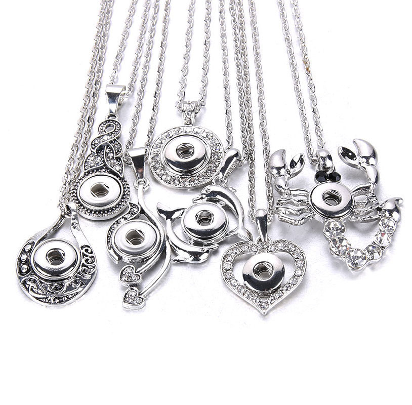 Button Rhinestone Crystal Metal s Pendant Necklace for Women Fit DIY 12mm Snap Buttons Jewelry
Button Rhinestone Crystal Metal s Pendant Necklace for Women Fit DIY 12mm Snap Buttons Jewelry