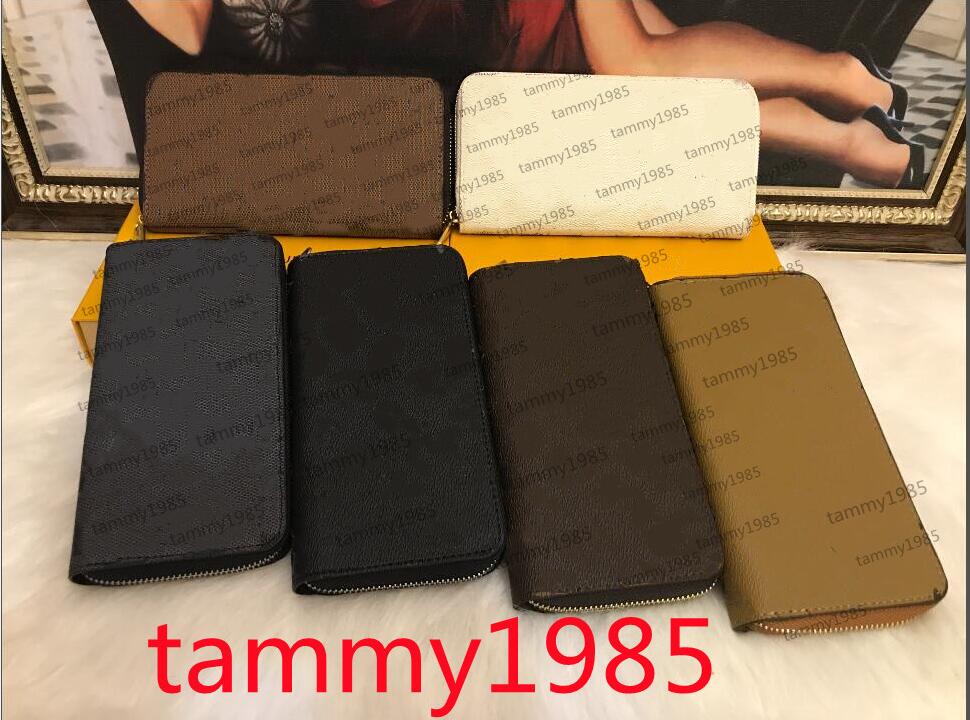 Single zipper Wholesale 6 colors famous Wallets & Holders designer men women leather wallet lady ladies long style purse with orange box 60017, With box and dust bag
Single zipper Wholesale 6 colors famous Wallets & Holders designer men women leather wallet lady ladies long style purse with orange box 60017, With box and dust bag