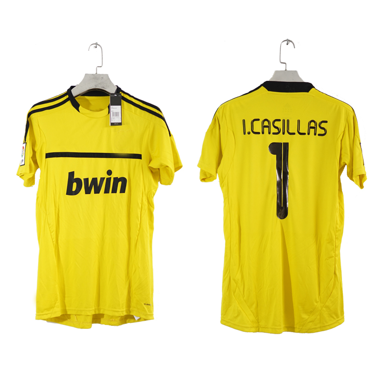 2011 2012 madrid goalkeeper GK casillas yellow soccer jersey vintage shirts high quality men size football uniforms, Black;yellow
2011 2012 madrid goalkeeper GK casillas yellow soccer jersey vintage shirts high quality men size football uniforms, Black;yellow