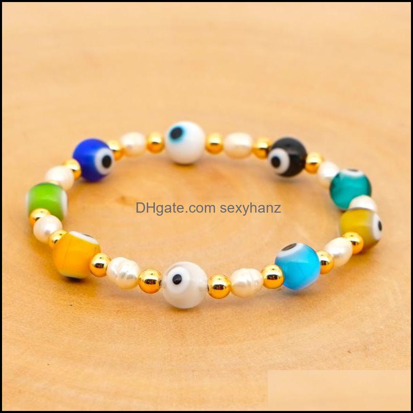 Beaded, Strands Bracelets Jewelry Turkish Evil Eye Bracelet For Women Real Pearls Bohemian Handmade Pseras Mujer Moda Ins Drop Delivery 2021
Beaded, Strands Bracelets Jewelry Turkish Evil Eye Bracelet For Women Real Pearls Bohemian Handmade Pseras Mujer Moda Ins Drop Delivery 2021