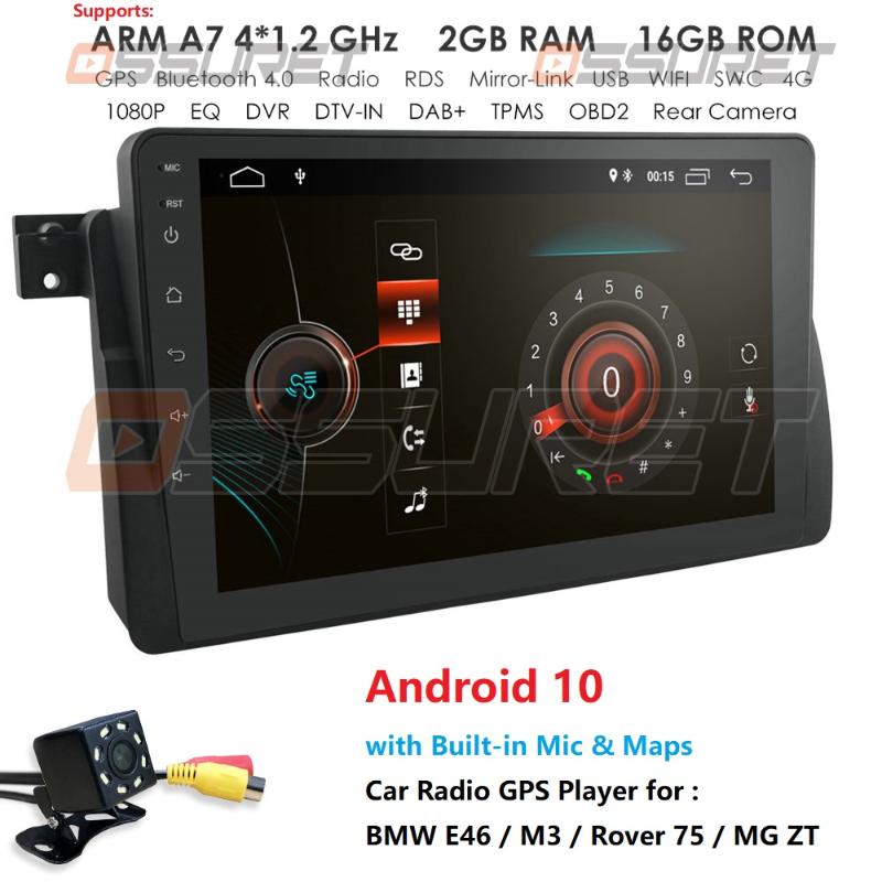 Player Andorid 10 1 Din 9 Inch Car DVD Multimedia Stereo For /E46/M3/Rover/3 Series GPS Support Bluetooth 4G&WIFI DAB+
Player Andorid 10 1 Din 9 Inch Car DVD Multimedia Stereo For /E46/M3/Rover/3 Series GPS Support Bluetooth 4G&WIFI DAB+