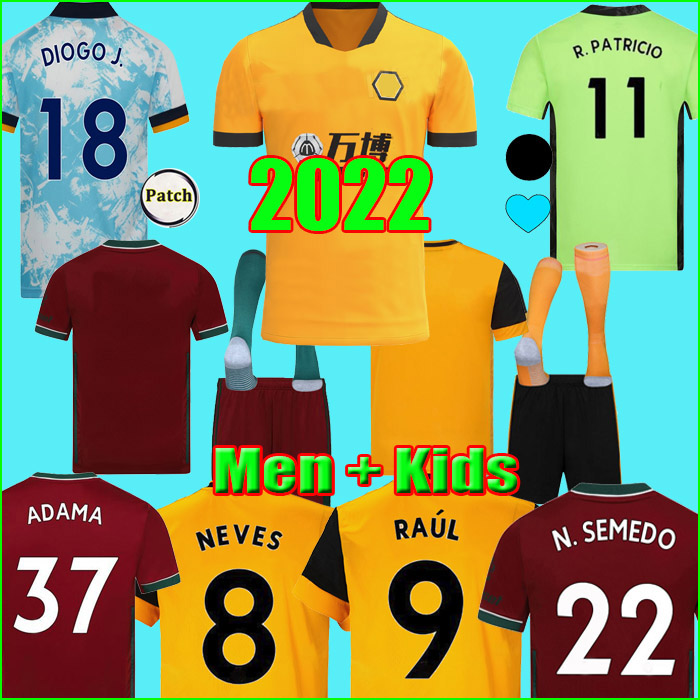 21 22 Soccer Jerseys SEMEDO RAUL NETO 2021 2022 Wanderers J.OTTO PODENCE Wolverhampton Football Shirts ADAMA Men + Kids Kits socks Uniforms, 22 home
21 22 Soccer Jerseys SEMEDO RAUL NETO 2021 2022 Wanderers J.OTTO PODENCE Wolverhampton Football Shirts ADAMA Men + Kids Kits socks Uniforms, 22 home