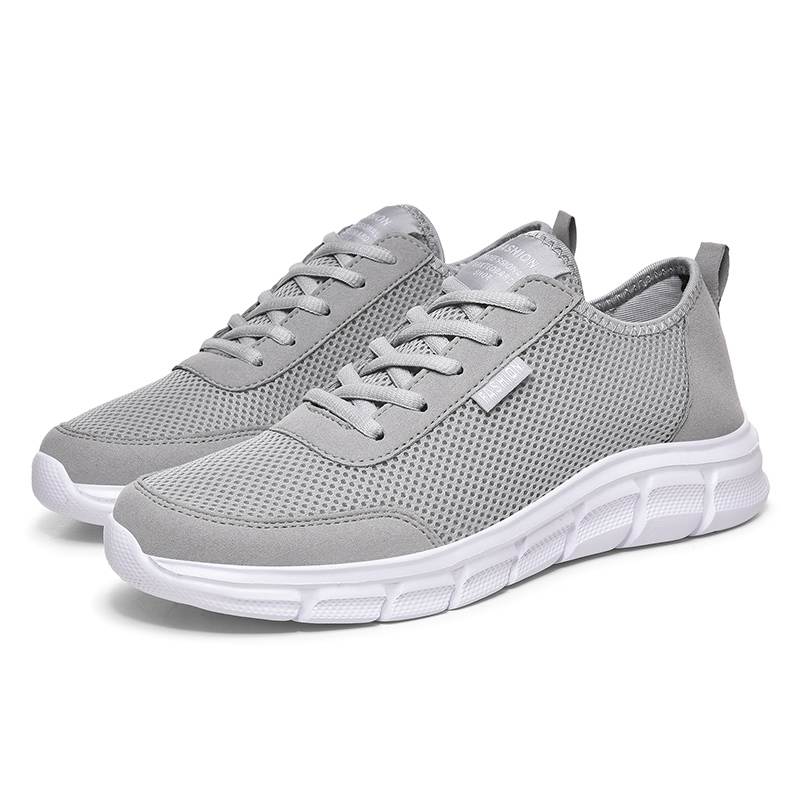 Athletic Men's shoes breathable mesh black white grey lightweight men sports leisure nets sneakers trainers fashion outdoor jogging walking, A1
Athletic Men's shoes breathable mesh black white grey lightweight men sports leisure nets sneakers trainers fashion outdoor jogging walking, A1