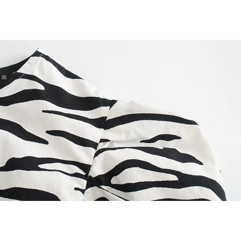 fashion women short shirts summer lopard o neck laides blouses causal bow belt blouse sexy girls shirt chic 210527