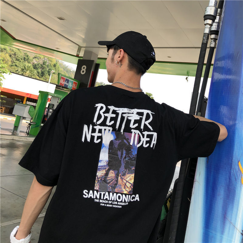 Loose Round Neck Short Sleeve Summer Student T-shirt Couple Wear Bf Tops Fashion Popular(The Logistics Price Pls Contact Us), White;black
Loose Round Neck Short Sleeve Summer Student T-shirt Couple Wear Bf Tops Fashion Popular(The Logistics Price Pls Contact Us), White;black