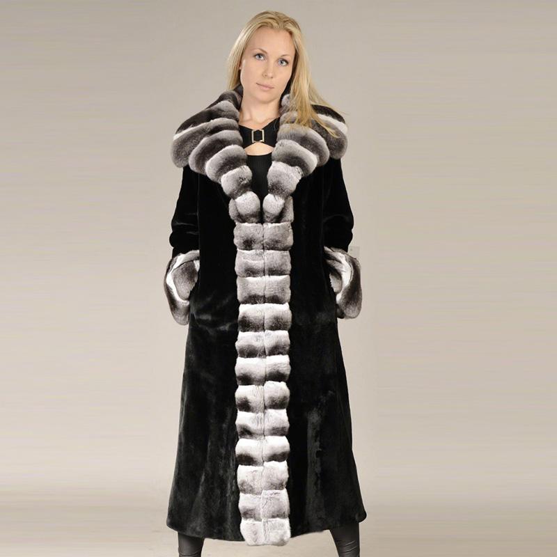 Women's Fur & Faux 120cm Long Black Genuine Coats Whole Skin High Quality Women Natural Rex Coat Real Chinchilla Color Outfit
Women's Fur & Faux 120cm Long Black Genuine Coats Whole Skin High Quality Women Natural Rex Coat Real Chinchilla Color Outfit