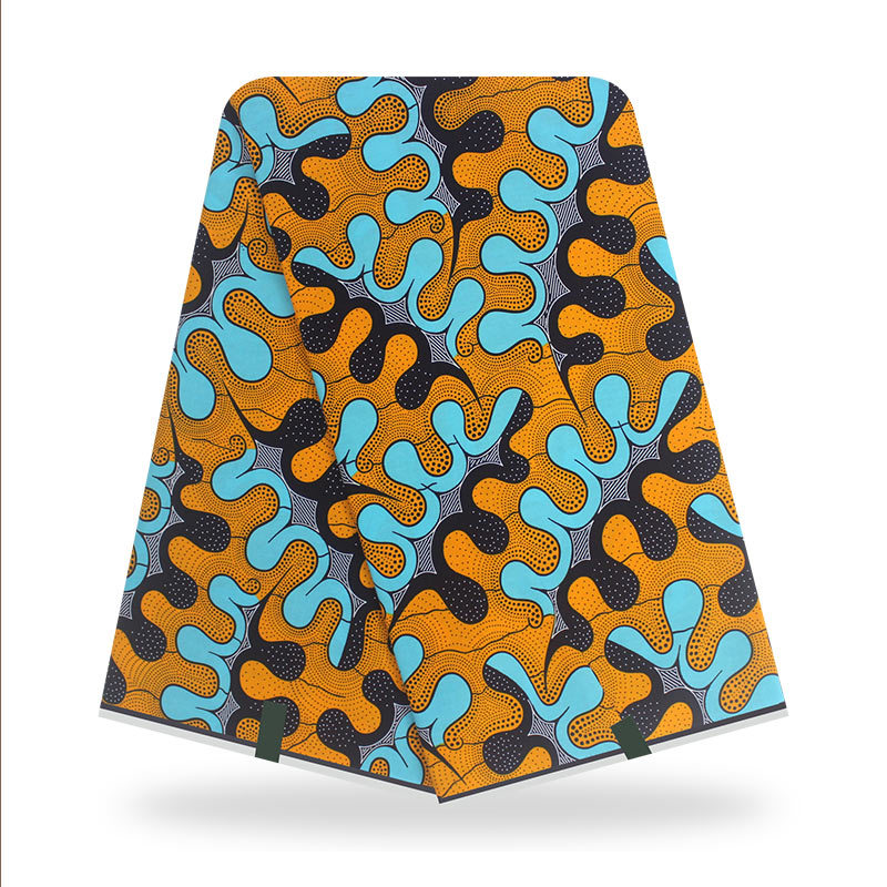 Sewing DIY Fabric 100% Cotton Dresses Material Nigerian Ankara wax African tissus Real wax Wax 6yard/lot 210408