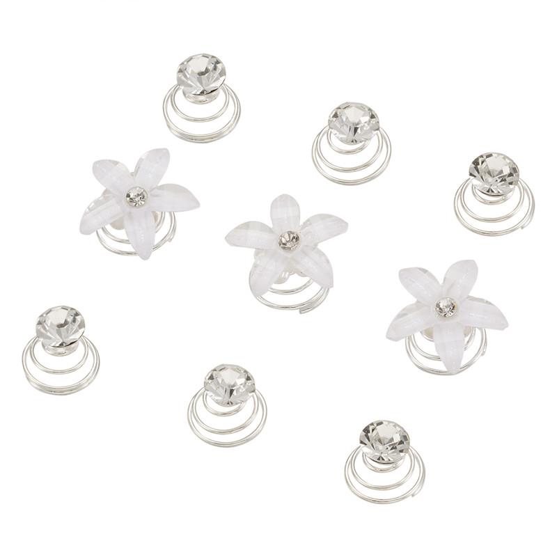 Hair Clips & Barrettes 20pcs/set Spiral Shape Braid Rings Iron Cuffs With Rhinestone And Acrylic, Golden;silver
Hair Clips & Barrettes 20pcs/set Spiral Shape Braid Rings Iron Cuffs With Rhinestone And Acrylic, Golden;silver