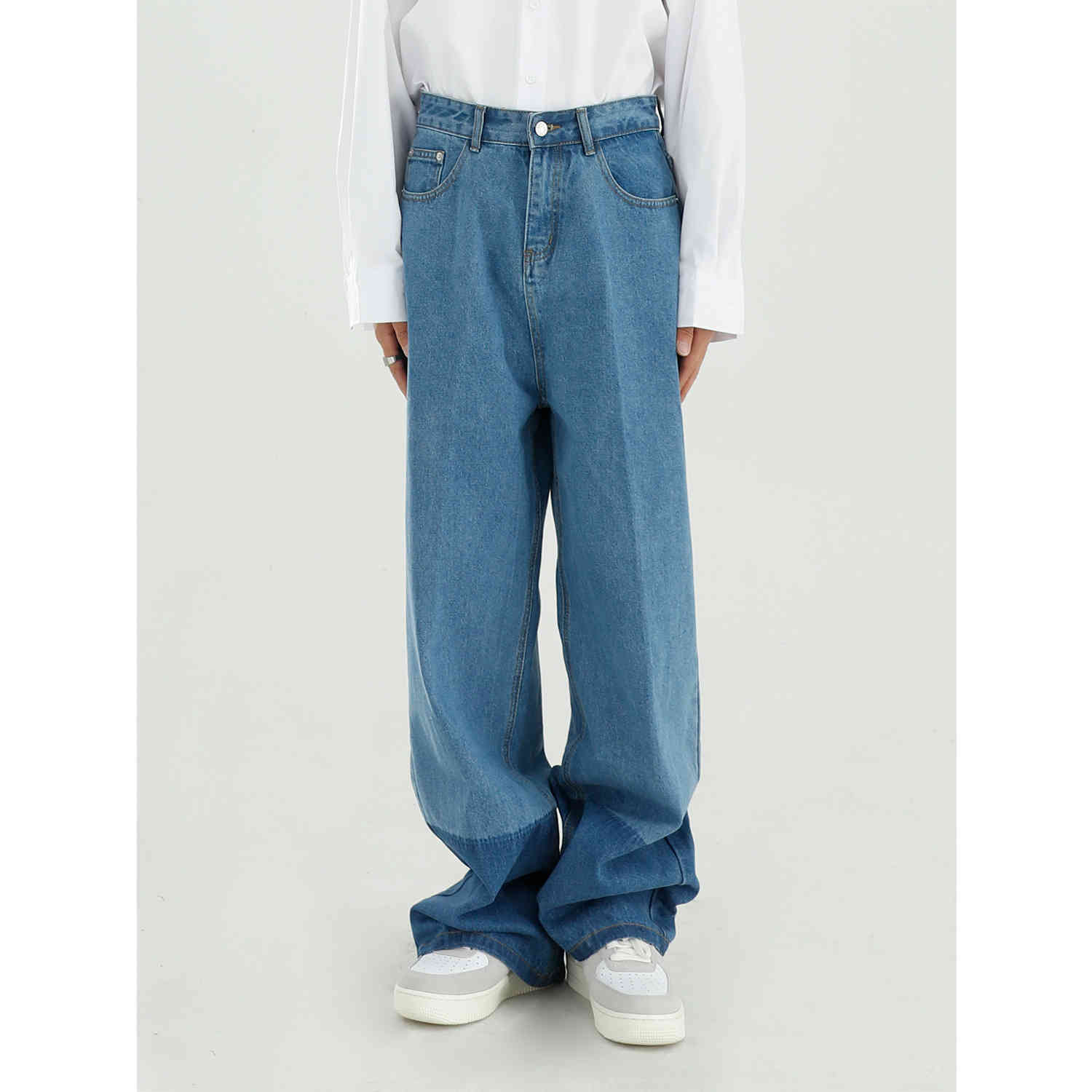 Male Streetwear Fashion Retro Jeans Trousers Men Vintage Splice Color Loose Casual Straigh Denim Wide Leg Pant, Blue
Male Streetwear Fashion Retro Jeans Trousers Men Vintage Splice Color Loose Casual Straigh Denim Wide Leg Pant, Blue