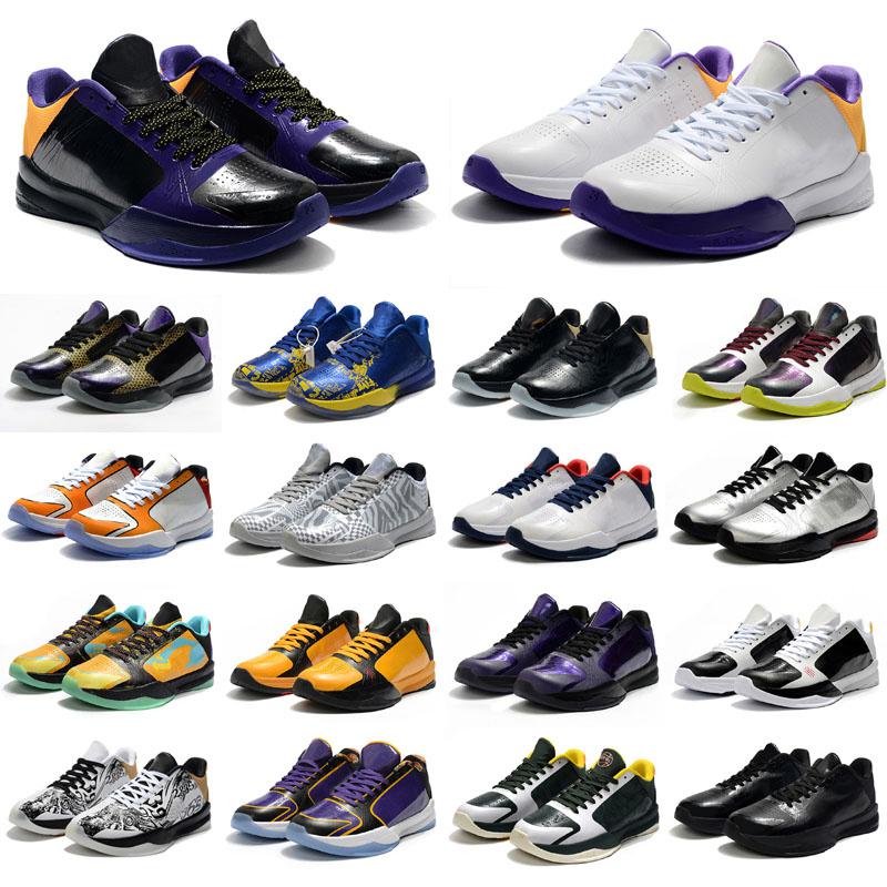 High Quality Kids Women Mens Mamba V Lakers Sneaker 5 Released Protro Basketball Shoes Black Mamba Five Sneakers Size 36-46
High Quality Kids Women Mens Mamba V Lakers Sneaker 5 Released Protro Basketball Shoes Black Mamba Five Sneakers Size 36-46