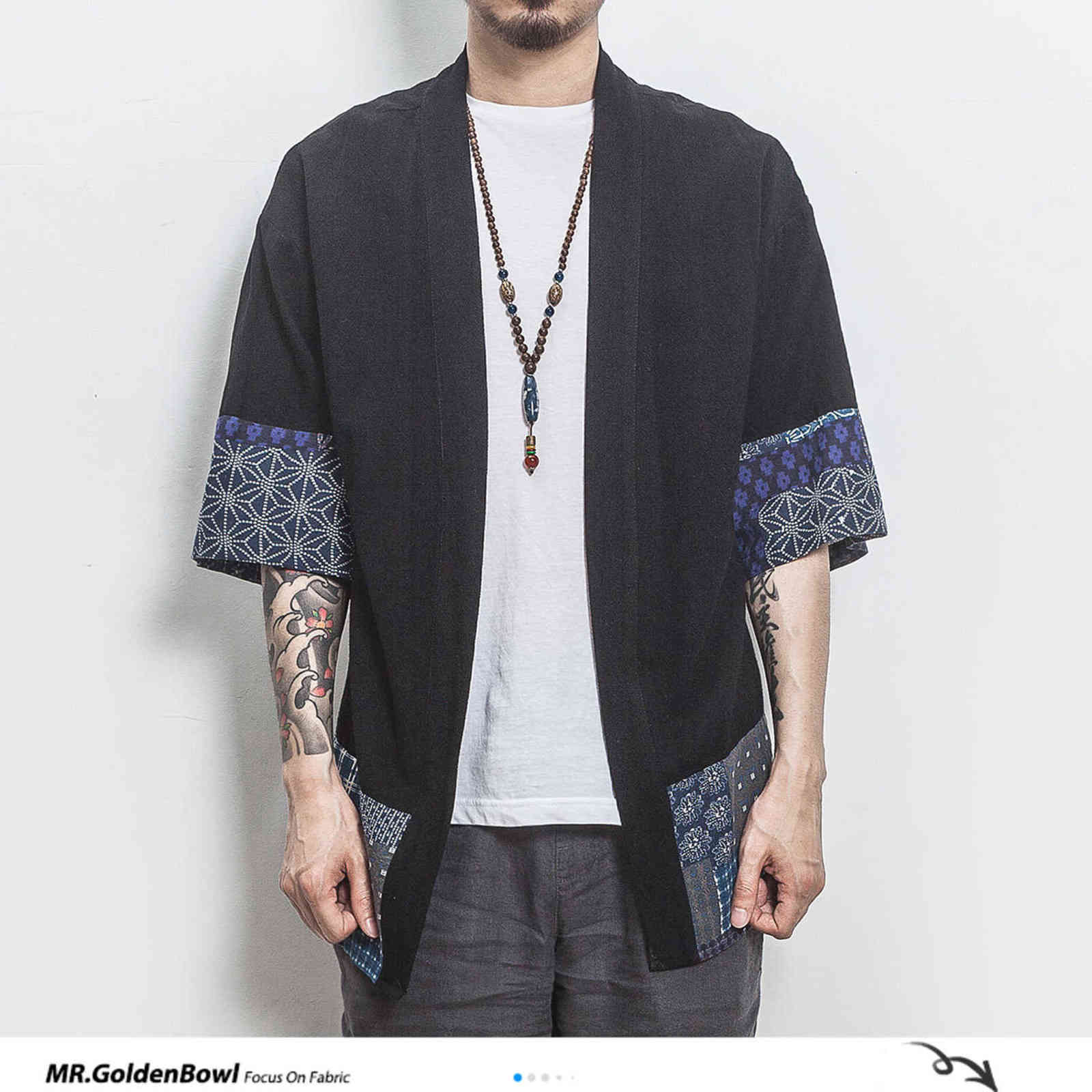 MrGoldenBowl Cotton Linen Shirt Jackets Men Chinese Streetwear Kimono Shirt Coat Men Linen Cardigan Jackets Coat Plus Size Y1106, White
MrGoldenBowl Cotton Linen Shirt Jackets Men Chinese Streetwear Kimono Shirt Coat Men Linen Cardigan Jackets Coat Plus Size Y1106, White