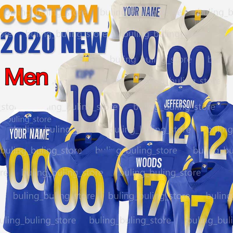 2020 Custom Los Angeles 10 Cooper Kupp Jersey Ram 17 Robert Woods 36 Jerome Bettis Van Jefferson Jalen Ramsey Deacon Jones Isaac Bruce, Black
2020 Custom Los Angeles 10 Cooper Kupp Jersey Ram 17 Robert Woods 36 Jerome Bettis Van Jefferson Jalen Ramsey Deacon Jones Isaac Bruce, Black