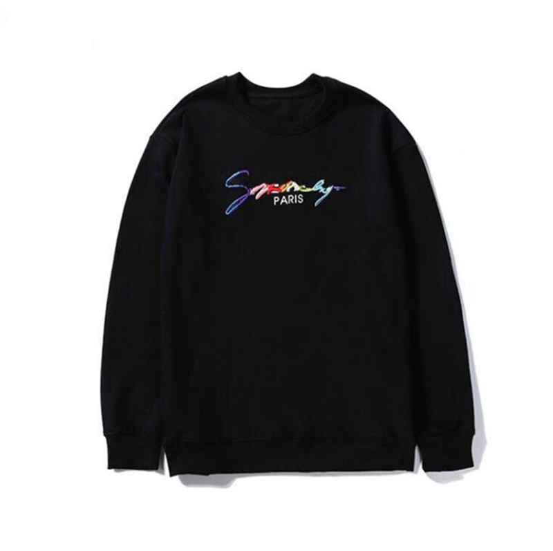 2022 Fashion Paris Embroidery Pullover Simple Solid Sweatshirt High Street Men Women Crewneck Long Sleeve Spring Autumn Sweater mens Hoodie 21ss, Black
2022 Fashion Paris Embroidery Pullover Simple Solid Sweatshirt High Street Men Women Crewneck Long Sleeve Spring Autumn Sweater mens Hoodie 21ss, Black
