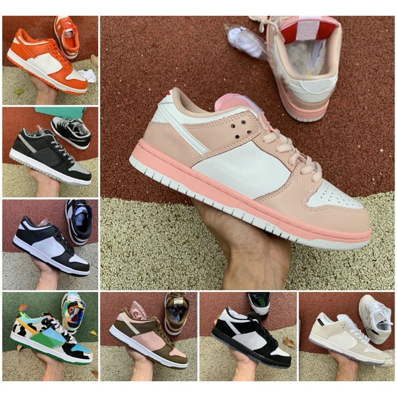 SB Dunk Chunky Dunky Low Sp Running Shoes Travis Scotts Dunks Brazil Safari Raygun Tie Dye Muslin Infrared StrangeLove Pigeon Skateboards, Customize