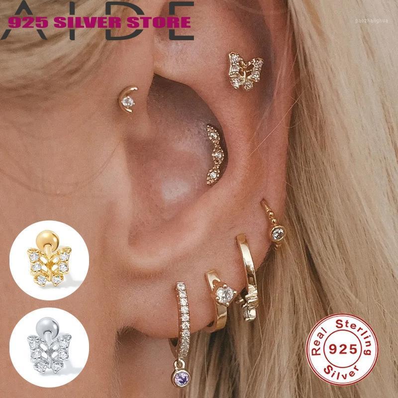 Aide Gold-single 925 Sterling Silver Stud Earrings Personalized Hollow Butterfly Diamond Pierced Cartilage Ear, Golden;silver
Aide Gold-single 925 Sterling Silver Stud Earrings Personalized Hollow Butterfly Diamond Pierced Cartilage Ear, Golden;silver