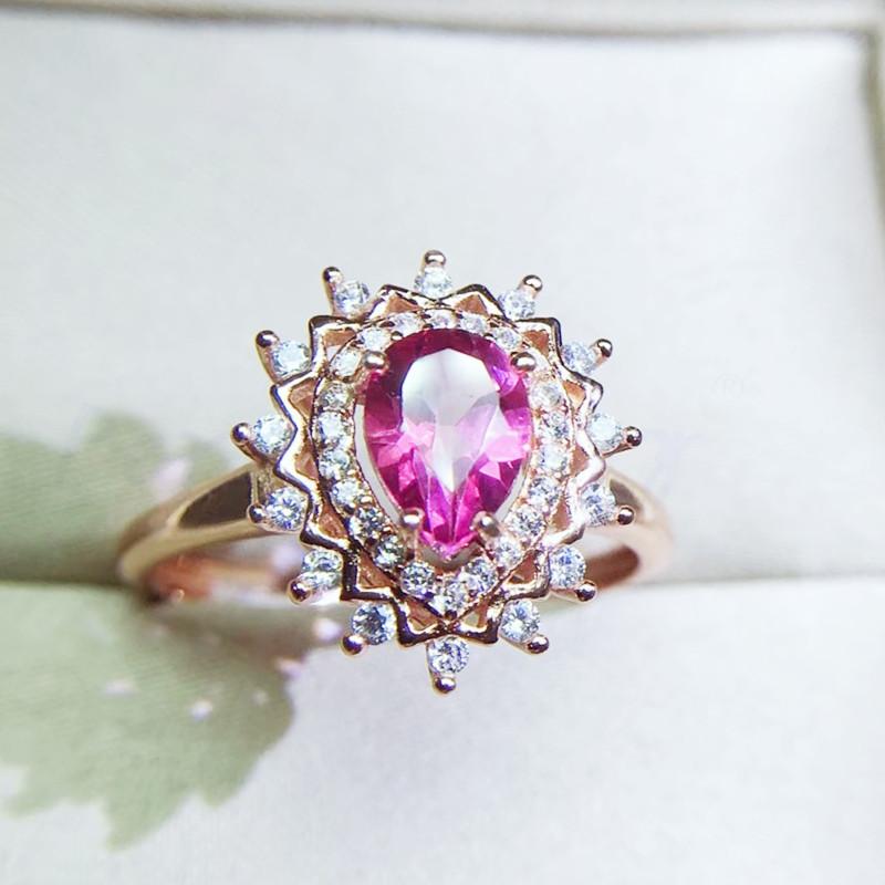 Cluster Rings Per Jewelry Natural Real Pink Topaz Drop Style Ring 5*7mm 1ct Gemstone 925 Sterling Silver Fine Q204213, Golden;silver
Cluster Rings Per Jewelry Natural Real Pink Topaz Drop Style Ring 5*7mm 1ct Gemstone 925 Sterling Silver Fine Q204213, Golden;silver