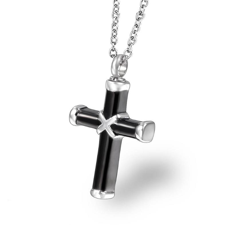 Pendant Necklaces Cross Necklace For Men Boy Cremation Urn Ashes Stainless Steel Male Jewelry 20Inch Chain
Pendant Necklaces Cross Necklace For Men Boy Cremation Urn Ashes Stainless Steel Male Jewelry 20Inch Chain