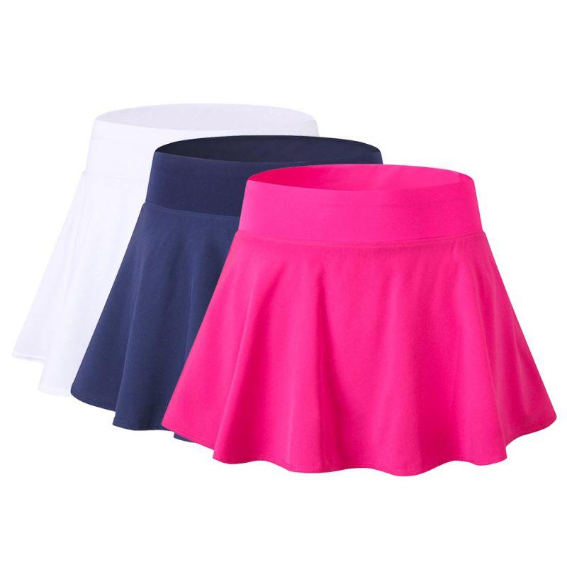 Women Shorts Skirts Quick-drying Athletic Workout Short Active With Built In Women's