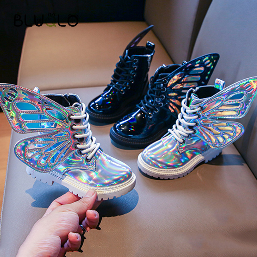 Children Martin Boots Girls Princess Sport Shoes 2021 Spring Autumn New Girls Non-slip Wings Boots Fashion Baby Kids Short Boots, Silver
Children Martin Boots Girls Princess Sport Shoes 2021 Spring Autumn New Girls Non-slip Wings Boots Fashion Baby Kids Short Boots, Silver