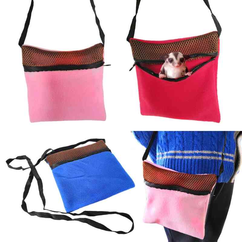 Little Animal Outgoing Rats Hamster Carrier Bag Travel Carry Pouch Breathing Handbag For Sugar Floating Airplane