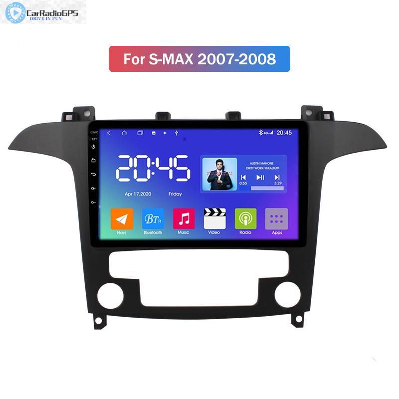 Android 10 Car Dvd Player for Ford S-MAX 2007-2008 Radio 2012-2013 with Video Mirrorring BT DSP 9"
