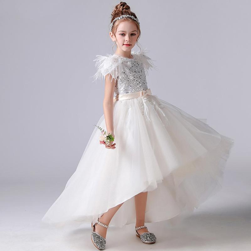 Girl's Dresses Sequined Hi-Lo Girls Formal Birthday Party Gowns Tulle Flower Girl Junior Bridesmaid Dress For Wedding, Red;yellow
Girl's Dresses Sequined Hi-Lo Girls Formal Birthday Party Gowns Tulle Flower Girl Junior Bridesmaid Dress For Wedding, Red;yellow