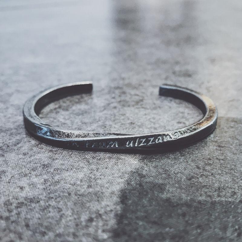 Bangle Fashionable Men's S925 Silver Plated Trendy Mobius College Style Personalized Open Bracelets S105
Bangle Fashionable Men's S925 Silver Plated Trendy Mobius College Style Personalized Open Bracelets S105