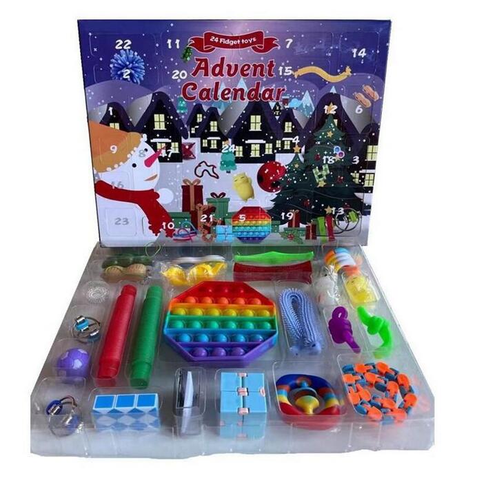 DHL Delivery Tiktok Favor Christmas Blind Box Advent Sensory Calendars Fidget Toys Bift Xmas Gift For Children Kids Push Bubble Autism Stress Relief HT26
DHL Delivery Tiktok Favor Christmas Blind Box Advent Sensory Calendars Fidget Toys Bift Xmas Gift For Children Kids Push Bubble Autism Stress Relief HT26