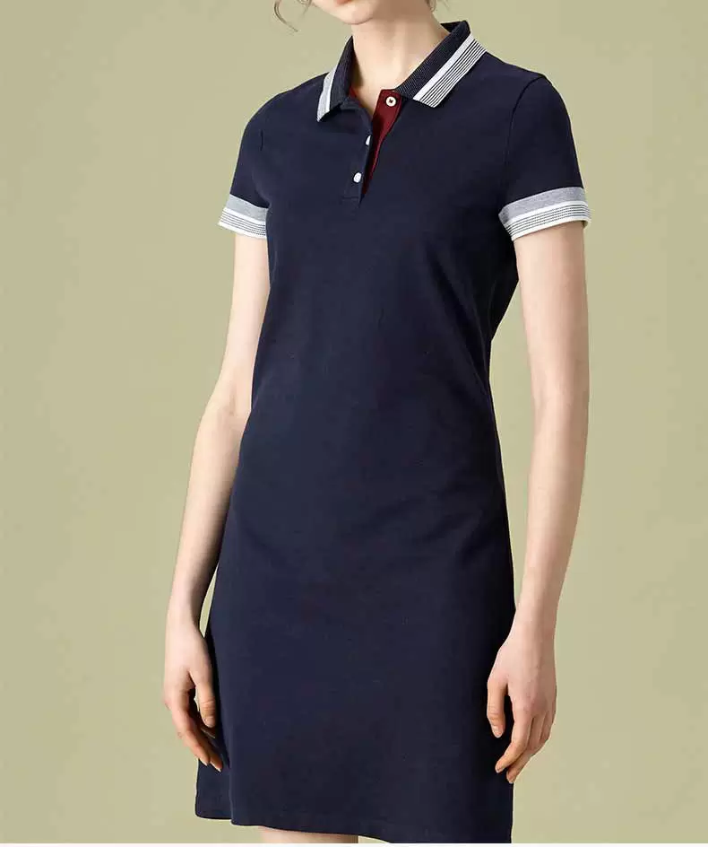 2021 New Arrival Fashion Dresses Custom Cotton Women Polo Zip Shirt Neck Collar Sweater Summer Striped Casual Dress, Multi
2021 New Arrival Fashion Dresses Custom Cotton Women Polo Zip Shirt Neck Collar Sweater Summer Striped Casual Dress, Multi
